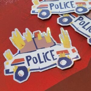 Sticker "c'est la police"