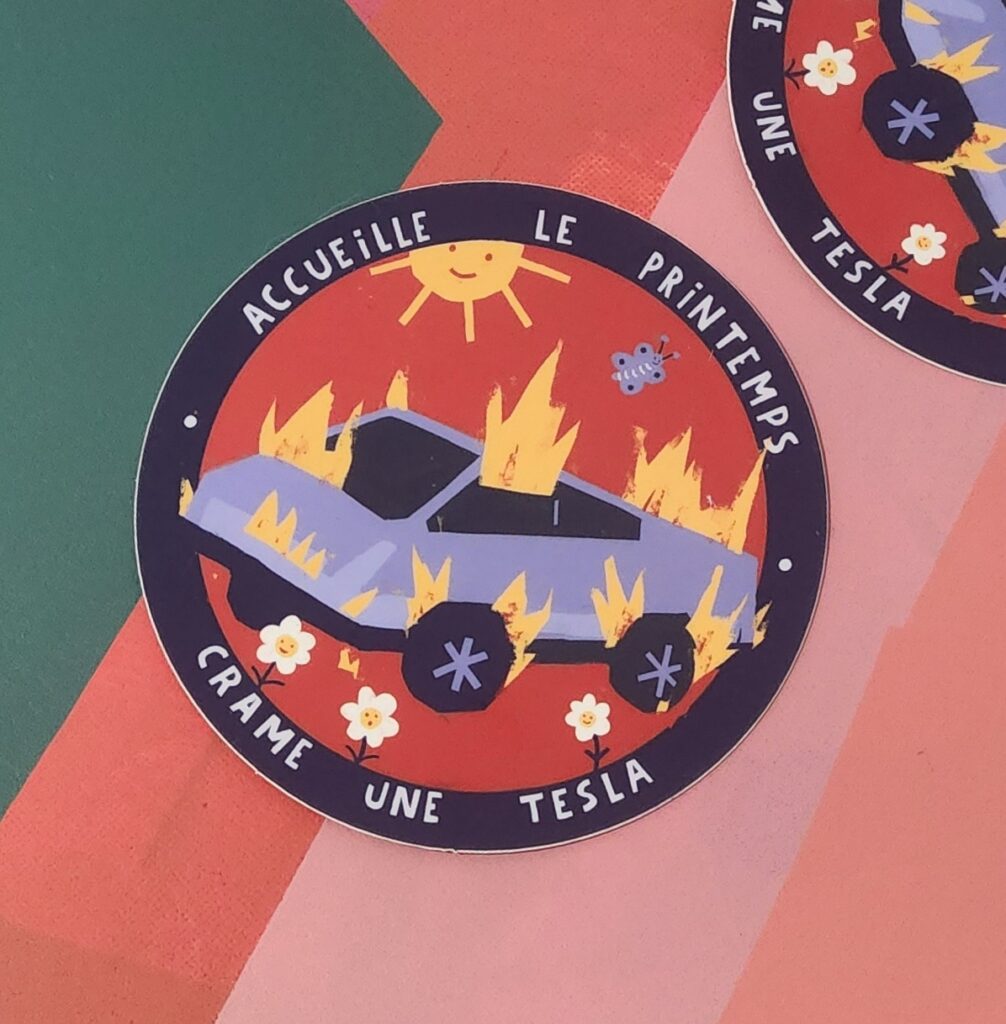 Sticker Accueille le printemps